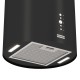 Вытяжка Franke/ Best, Цилиндрическая островная вытяжка REEF 35 BK, 35 см, 750 м3/ч, электронное управление, LED освещение, 66 дБ, Угольный фильтр Ф-10 (опция), цвет черный