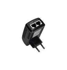 PoE-инжектор Fast Ethernet/ PoE-инжектор Fast Ethernet на 1 порт. Совместим с оборудованием PoE IEEE 802.3af. Мощность PoE на порт - до 15.4W. Напряжение PoE - 50V(конт. 4,5(+); 7,8(-)). Порты: вх. - 1 x RJ45(10/100 Base-T), вых. 1 x RJ45(10/100 Base-T, P
