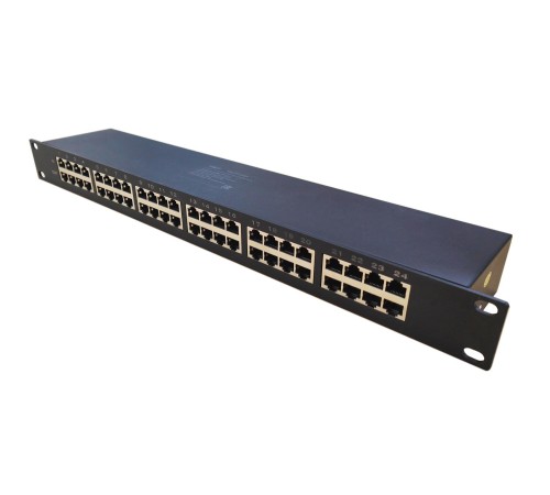 Устройство грозозащиты Gigabit Ethernet PoE на 24 канала/ Устройство грозозащиты Gigabit Ethernet PoE на 24 канала. Тип разъемов: RJ45(8P8C). Поддержка PoE IEEE 802.3af/at/bt до 90W. Скорость передачи данных: 10/100/1000 Мбит/c. Защищаемые пины: 1,2,3,6 4
