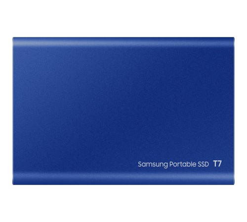 Внешние HDD и SSD/ Samsung External SSD T7, 1000GB, Type-C, USB 3.2 Gen2, R/W 1050/1000MB/s, 85x57x8mm, Indigo Blue (12 мес.) Внешние HDD и SSD/ Samsung External SSD T7, 1000GB, Type-C, USB 3.2 Gen2, R/W 1050/1000MB/s, 85x57x8mm, Indigo Blue (12 мес.)