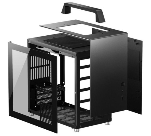 Корпус без блока питания/ Case JONSBO T8 PLUS, Mini-Tower, TG, 1x140mm, 1xUSB-A 3.2 + 1xUSB-C 3.2, mITX Black Корпус без блока питания/ Case JONSBO T8 PLUS, Mini-Tower, TG, 1x140mm, 1xUSB-A 3.2 + 1xUSB-C 3.2, mITX Black