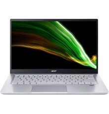 Ноутбук/ ACER Swift 3 SF314-43-R16V 14"(1920x1080 IPS)/AMD Ryzen 5 5500U(2.1Ghz)/8192Mb/512PCISSDGb/noDVD/Int:UMA/BT/WiFi/50WHr/war 1y/1.2kg/Silver/NoOS