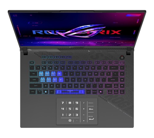 Ноутбук/ ASUS ROG Strix G16 G614PP-S5063 16"(2560x1600 (матовый, 240Hz) IPS)/AMD Ryzen 9 8940HX(4Ghz)/32768Mb/1024PCISSDGb/noDVD/Ext:nVidia GeForce RTX 5070(8192Mb)/Cam/BT/WiFi/90WHr/war 1y/2.5kg/Eclipse Gray/DOS
