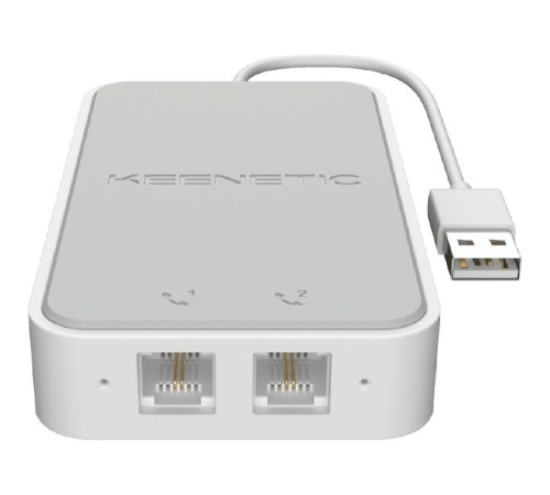 Модуль/ Keenetic Linear (KN-3110) USB-адаптер для двух аналоговых телефонов Модуль/ Keenetic Linear (KN-3110) USB-адаптер для двух аналоговых телефонов
