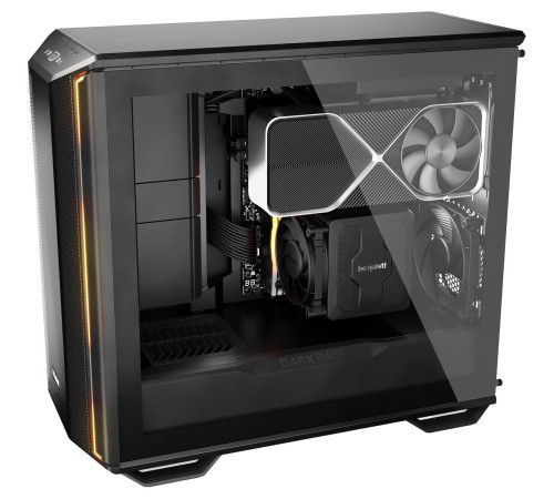 Корпус ПК без блока питания/ Case be quiet! DARK BASE 701, Midi-Tower, TG, 3x140mm, 2xUSB-A 3.2, 1xUSB 3.2 Type-C, E-ATX, ATX, mATX, mITX Black