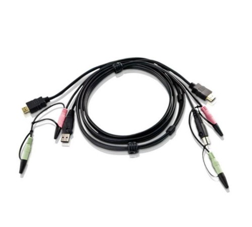 Кабель KVM USB HDMI/ATEN/ Custom USB 2.0 HDMI KVM Cable L:1.8m
