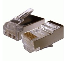  Коннектор RJ45 STP 8P8C, универсальный, cat.6A, 100 шт.