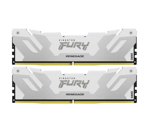 Оперативная память Kingston 32GB 6400MT/s DDR5 CL32 DIMM FURY Renegade White XMP