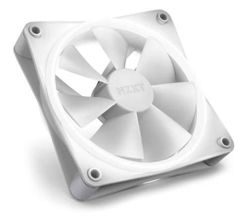 Комплект кулеров для корпуса ПК/ Case Cooler NZXT F120 RGB DUO Triple Pack (120x120x25mm, 4-pin PWM, RGB, 48.58CFM, 29dBA, 1800RPM, White, 3pcs)