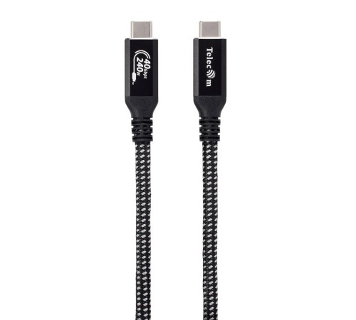 Кабель/ Кабель USB4 TypeCM/CM 8K@30Hz, 40GBps, PD 240W, медь Telecom 1.5м <TUS840-1.5M>