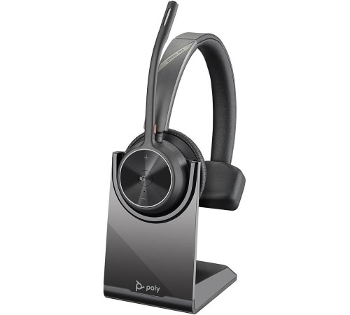Гарнитура беспроводная/ VOYAGER 4310 UC,V4310 C (COMPUTER & MOBILE) USB-C, MONO BLUETOOTH HEADSET, WITH CHARGE STAND, WORLDWIDE