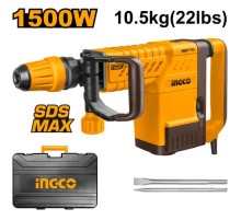 Отбойный молоток 1500Вт SDS-Max 6-25 Дж кейс SUPER INGCO PDB15006