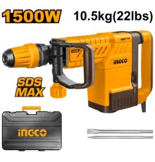 Отбойный молоток 1500Вт SDS-Max 6-25 Дж кейс SUPER INGCO PDB15006