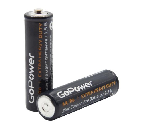 Батарейка AA/ Батарейка GoPower R6 AA BL4 Heavy Duty 1.5V (4/48/576) блистер (4 шт.) Батарейка AA/ Батарейка GoPower R6 AA BL4 Heavy Duty 1.5V (4/48/576) блистер (4 шт.)