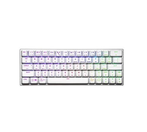 Клавиатура/ Cooler Master SK622 Silver White Hybrid Wireless Keyboard (Red Switch)