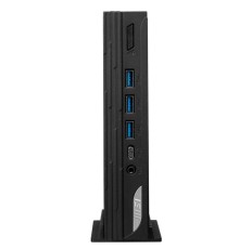Персональный компьютер MSI Pro DP10 12M Mini Core i3-1215U (1.2GHz), 8Gb DDR4 SO-DIMM, 256GB SSD M.2, Intel Graphics, noDVD, WiFi, BT, 120W, VESA, VGA, noOS, 1y war-ty, Black