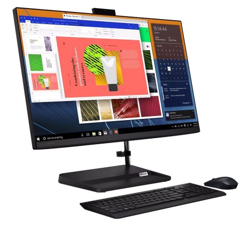 Моноблок/ Lenovo IdeaCentre AIO 3 27ALC6 27"(1920x1080 IPS)/AMD Ryzen 5 7430U(2.3Ghz)/16384Mb/512SSDGb/noDVD/Int:AMD Radeon/Cam/BT/WiFi/war 1y/8.77kg/black/noOS + RU kbd, mouse USB Моноблок/ Lenovo IdeaCentre AIO 3 27ALC6 27"(1920x1080 IPS)/AMD Ryzen 5 7430U(2.3Ghz)/16384Mb/512SSDGb/noDVD/Int:AMD Radeon/Cam/BT/WiFi/war 1y/8.77kg/black/noOS + RU kbd, mouse USB