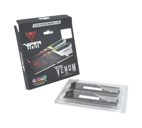 Оперативная память Patriot Viper VENOM DDR5 DIMM 32GB 5600MHz KIT 2*16GB CL36 36-36-36-70 1.1V RGB Оперативная память Patriot Viper VENOM DDR5 DIMM 32GB 5600MHz KIT 2*16GB CL36 36-36-36-70 1.1V RGB