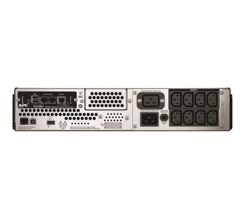 Источник бесперебойного питания  мощностью 3000ВА/2700Вт для серверов с предуста APC Smart-UPS 3000VA/2700W, RM 2U, Line-Interactive, LCD, Out: 220-240V 8xC13 (4-Switched) 1xC19, EPO, Pre-Inst. Network Card, 1 year warranty