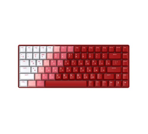 Клавиатура механическая беспроводная Dareu A84 Flame Red (красный), 84 клавиши, switch Holly (tactile), подключение проводное+Bluetooth+2.4GHz, аккумулятор 2000mAh (Вскрытая упаковка) Клавиатура механическая беспроводная Dareu A84 Flame Red (красный), 84 клавиши, switch Holly (tactile), подключение проводное+Bluetooth+2.4GHz, аккумулятор 2000mAh (Вскрытая упаковка)