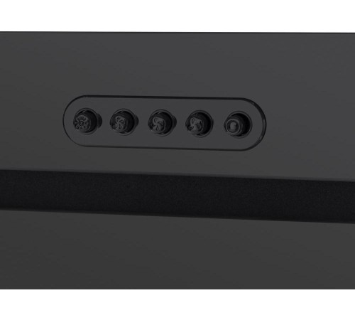 ВЫТЯЖКА HOMSair CROСUS PUSH 52 Glass Black/ полновстраиваемая, кнопочное управление, 3 скорости, 850 м3/ч, до 30 м2, 53 дБ, угольный фильтр CF02X - 2 шт, ШхВхД: 518х191х290 мм, черный цвет