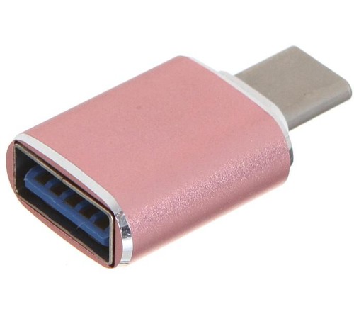 GCR Переходник USB Type C на USB 3.0, M/AF, розовый, GCR-52300 GCR Переходник USB Type C на USB 3.0, M/AF, розовый, GCR-52300