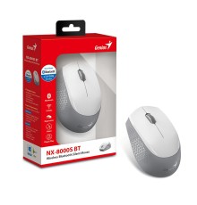 Мышь беспроводная NX-8000S BT белая (white), Bluetooth 5,3,silent