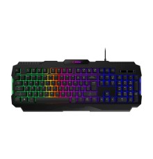 клавиатура проводная Keyboard MSI FORGE GK100, Wired, RGB lighting, Anti-ghosting Capability, Black