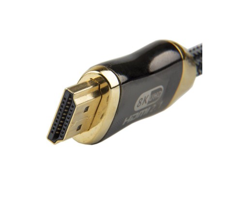 Кабель/ Кабель HDMI 19M/M,ver. 2.1, 8K@60 Hz 1.5m метал разъемы, нейлоновая оплетка Telecom <TCG300-1.5M>