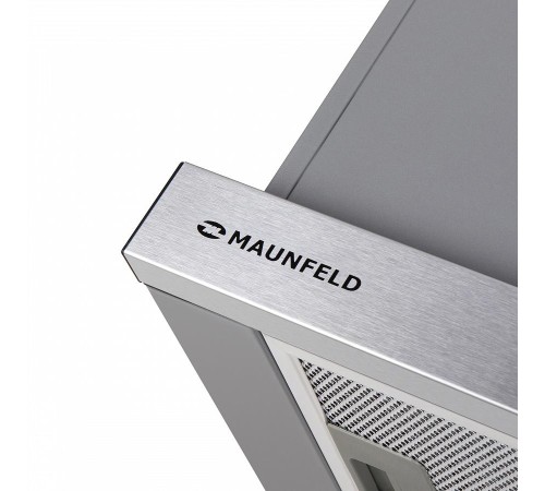 ВЫТЯЖКА MAUNFELD VS LIGHT 60 ""НЕРЖАВЕЙКА""/ Тип: встраиваемая  Цвет: нержавейка  Управление: колыбельное  Ширина, мм: 600  Полная потребляемая мощность, Вт: 140 Количество скоростей: 2  Максимальная производительность, м3/ч: 480 Диаме