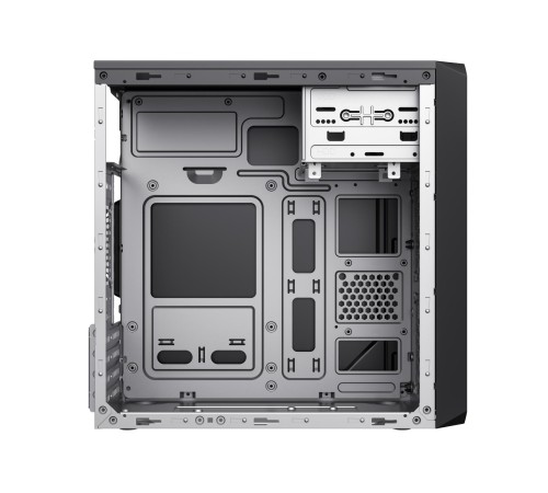 Корпус с блоком питания 450Вт./ Case Foxline FL-707-FZ450R-U32 mATX, black, w/PSU 450W 12cm, w/2xUSB3.0, w/pwr cord, w/o FAN