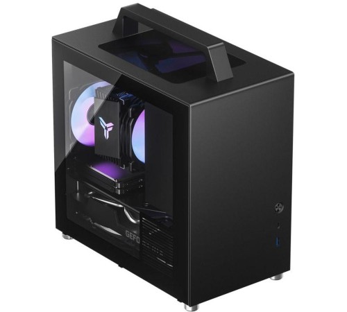 Корпус без блока питания/ Case JONSBO T8 PLUS, Mini-Tower, TG, 1x140mm, 1xUSB-A 3.2 + 1xUSB-C 3.2, mITX Black Корпус без блока питания/ Case JONSBO T8 PLUS, Mini-Tower, TG, 1x140mm, 1xUSB-A 3.2 + 1xUSB-C 3.2, mITX Black