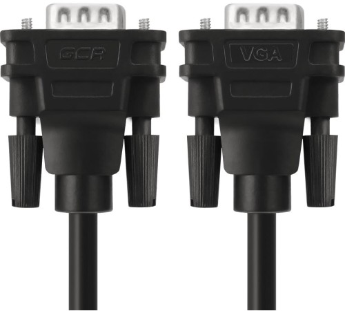 Greenconnect Кабель SVGA 0.5м чёрный, OD6.0mm. 15M / 15M GCR-VM2VM1-0.5m, 28/28 AWG, двойной экран Greenconnect Кабель SVGA 0.5м чёрный, OD6.0mm. 15M / 15M GCR-VM2VM1-0.5m, 28/28 AWG, двойной экран