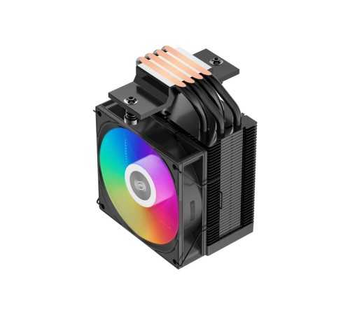 Кулер для процессора/ CPU Cooler PCCooler R400 ARGB BK (180W, 4-pin PWM, 133mm, Al/Cu, 4x6mm, ARGB, 1x92mm, 40.94CFM, 30dBA, 2200RPM, S: 1851/1700/1200/115X, AM5/AM4, black) Кулер для процессора/ CPU Cooler PCCooler R400 ARGB BK (180W, 4-pin PWM, 133mm, Al/Cu, 4x6mm, ARGB, 1x92mm, 40.94CFM, 30dBA, 2200RPM, S: 1851/1700/1200/115X, AM5/AM4, black)
