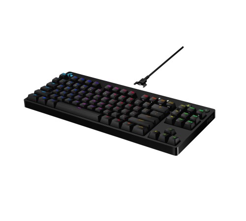 Клавиатура/ Logitech Gaming Keyboard G PRO TKL Corded Mechanical  - BLACK - RUS - USB - CLICKY