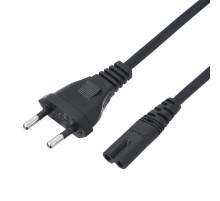 Кабель питания/ Кабель питания GoPower евровилка-C7 (2-pin) 1.8м ПВХ 0.75мм черный (1/300)