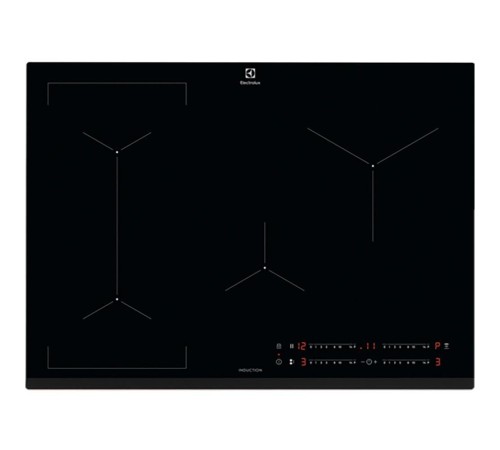 Встраиваемая варочная панель ELECTROLUX/ индукционная на 4 конфорки, cтеклокерамика, независимая установка, размеры (ШхГ): 71x52 см