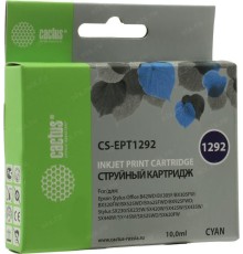 -/ Картридж струйный Cactus CS-EPT1292 T1292 голубой (10мл) для Epson B42/BX305/BX305F/BX320/BX525/BX62