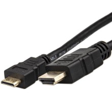 Кабель/ Кабель HDMI-19M --- MiniHDMI-19M ver 2.0+3D/Ethernet,1m Telecom <TCG205-1M>