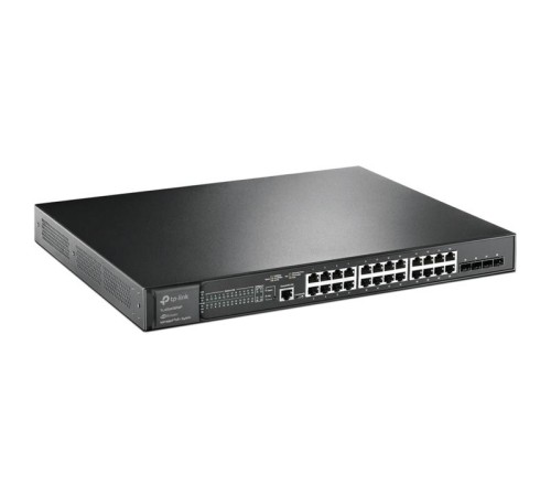 коммутатор TP-Link SG3428XMP, Omada™ 24-Port Gigabit and 4-Port 10GE SFP+ L2+ Managed Switch with 24-Port PoE+