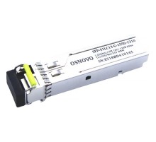 Трансивер/ OSNOVO Оптический SFP Модуль GE, одно волокно SM, до 1,25 Гбит/c, LC, до 20км, Tx:1550/Rx:1310, DDM