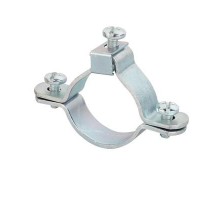 Хомут заземления для труб 20 мм (1/2"), оцинкованная сталь
