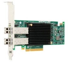 Контроллер DELL Emulex LPe31002 Dual Port FC16 Fibre Channel HBA, PCIe Full Height, Customer Kit, V2 (including FC16 trancievers x 2)