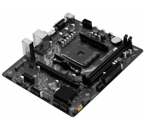 Материнская плата MAXSUN MS-Challenger A520M-K, AM4, A520, 2*DDR4, 3*SATA 3.0, 2*M.2, 2*USB 3.2, 4*USB 2.0, 1*PCIE 16, 1*PCIE 1, HDMI+VGA, mATX