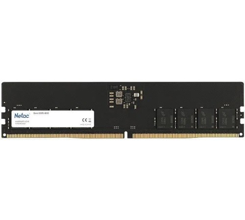 Оперативная память Netac Basic DIMM 16GB DDR5-5600 (PC5-44800) C46 46-45-45-90 1,1V Memory module Оперативная память Netac Basic DIMM 16GB DDR5-5600 (PC5-44800) C46 46-45-45-90 1,1V Memory module