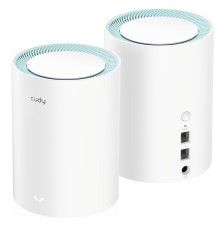 Wi-Fi Mesh-система/ AC1200 Wi-Fi Gigabit Mesh Solution 2-Pack, Chipset MT7621DA+MT7613B+MT7603, Dual-Band, 867Mbps at 5GHz + 300Mbps at 2.4GHz, 802.11ac/a/b/g/n, 2 Gigabit Ethernet Ports, 4 internal antennas,MU-MIMO,  DDNS,Zerotier/Wireguard/OpenVPN/IPSec