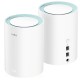 Wi-Fi Mesh-система/ AC1200 Wi-Fi Gigabit Mesh Solution 2-Pack, Chipset MT7621DA+MT7613B+MT7603, Dual-Band, 867Mbps at 5GHz + 300Mbps at 2.4GHz, 802.11ac/a/b/g/n, 2 Gigabit Ethernet Ports, 4 internal antennas,MU-MIMO, DDNS,Zerotier/Wireguard/OpenVPN/IPSec