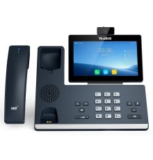 Видеотерминал YEALINK SIP-T58W Pro with camera,  16 аккаунтов, цветной сенсорный экран 7" 1024х600, Android, WiFi, Bluetooth трубка, GigE, CAM50, без БП, шт