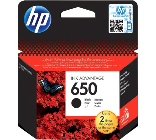 Картридж/ HP 650 Black Ink Cartridge