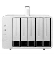 Система хранения данных TerraMaster D5-Thunderbolt3 DAS tower/JBOD,RAID0,1,10,5/up to 5 HS SATA(3,5' or 2,5')/1xDP1.2/2x40GbThunderbolt3/1xPS/1YW